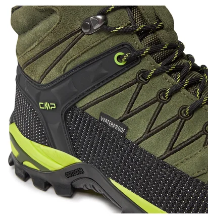 Ботинки мужские CMP Rigel Mid Trekking Shoes Wp Olive 3Q12947-02FP