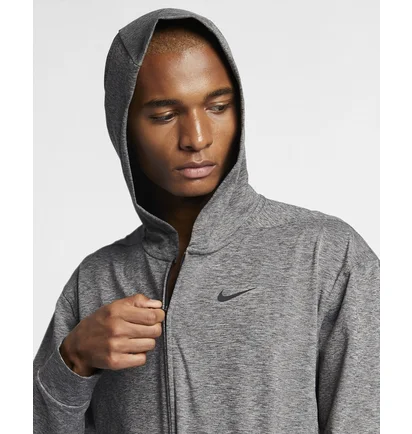 Толстовка мужская Nike M DRY HOODIE FZ HPRDRY LT Grey BQ2864-032