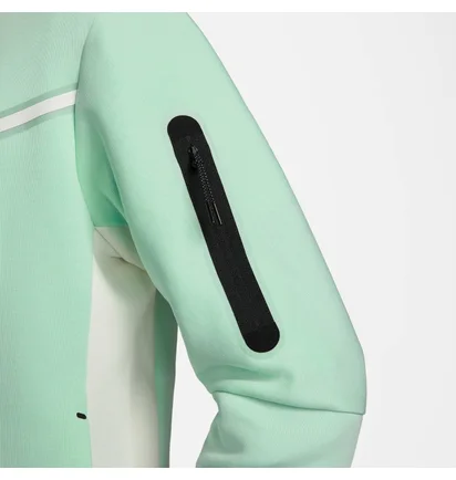 Куртка чоловіча Nike Sportswear Tech Fleece Taped Full-Zip Hoodie Turquoise Cu4489-379