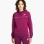Толстовка жіноча Nike W Nsw Mlnm Essntl Flc Fz Hdy Violet CZ8338-610