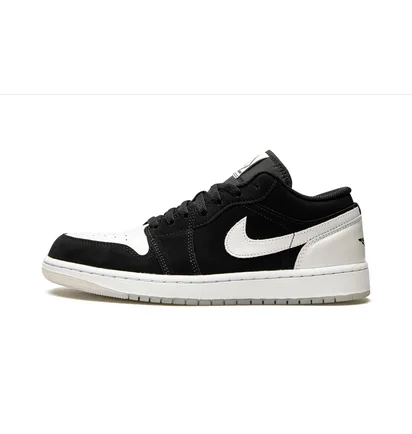Кросівки чоловічі Air Jordan 1 Low Black/White DH6931-001