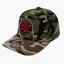 Кепка унисекс Mitchell & Ness Nba Toronto Raptors Woodland Desert Stretch Snapback Camo/Green 6HSSMM19494-TRACMWD
