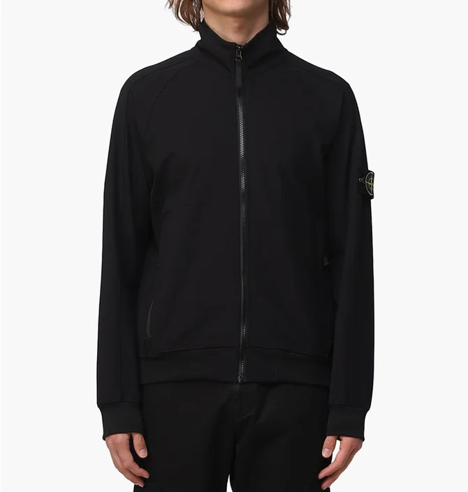 Куртка мужская Stone Island Stretch Technical Fleece Jacket Black 781560753-V0029