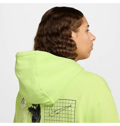 Худі чоловіче Nike Club Ft Moon Gfx Green HQ8594-736