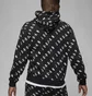 Худи мужское Air Jordan Essentials Allover Heritage Print Fleece Pullover Hoodie Black Dv7640-010