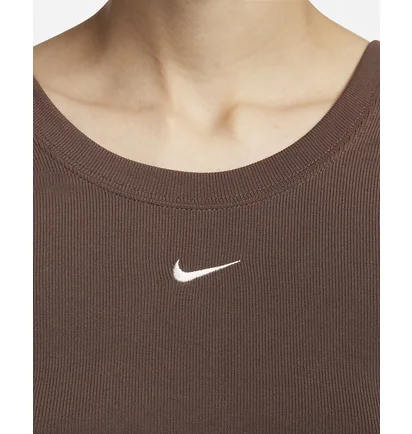 Футболка жіноча Nike Sportswear Chill Knit Brown FN3664-237