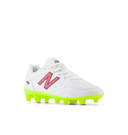 Бутси унісекс New Balance 442 Academy Jnr Fg V2 Shoes White JS43FWH2