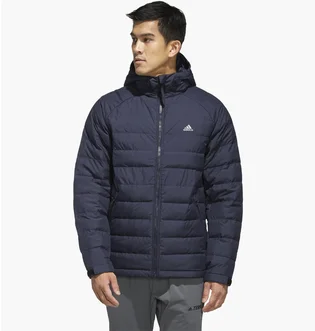 Пуховик мужской Adidas Climawarm Hoodi Blue EH4013