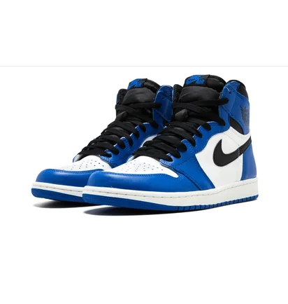 Кросівки чоловічі Air Jordan 1 Retro High Og White/Blue 555088-403