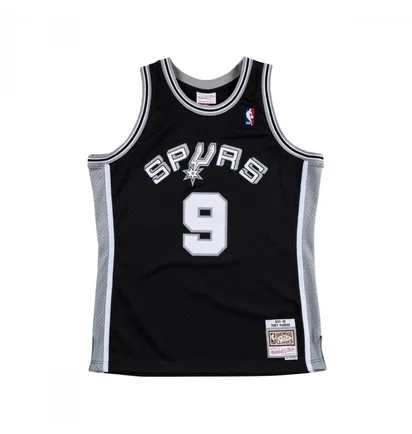 Майка чоловіча Mitchell & Ness Nba Swingman Jersey San Antonio Spurs 2001-02 Tony Parker Black SMJYLG19018-SASBLCK01TPA