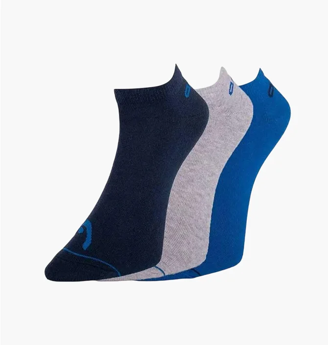 Носки унисекс HEAD Sneaker Blue/Grey (3 пары) 761010001-001
