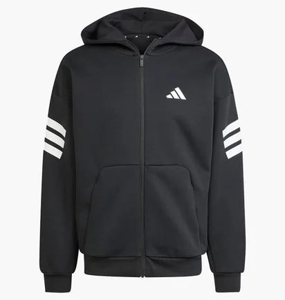 Толстовка мужская Adidas Future Icons 3-Stripes Black JD4827