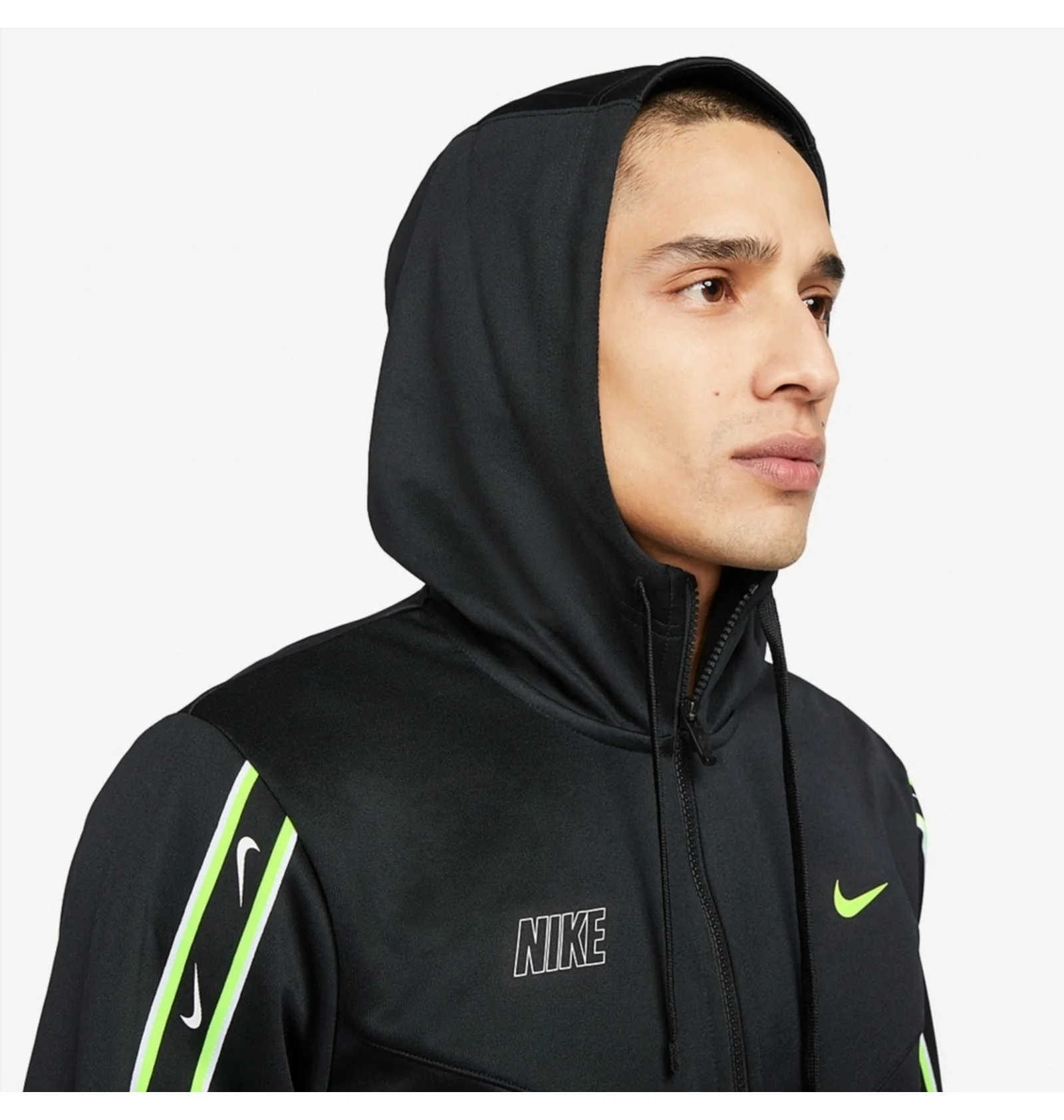 ᐉ Толстовка мужская Nike Sportswear Repeat Full-Zip Hoodie Black