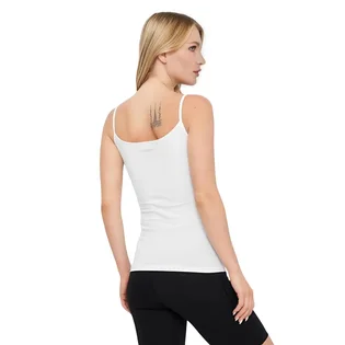 Майка женская Kappa Canotta Spalla Stretta White K2301-BIANCO