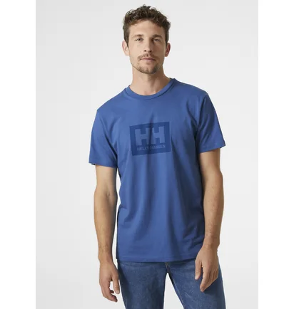 Футболка чоловіча Helly Hansen Box T Blue 53285-636