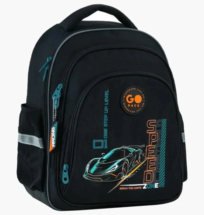 Рюкзак детский GoPack Speed Zone Black GO26-2606S-6