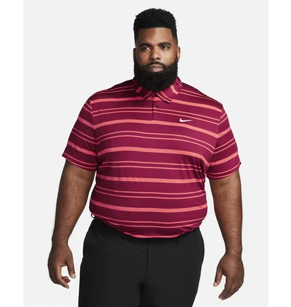 Поло мужское Nike Dri-Fit Tour Striped Golf Polo Violet DR5300-620