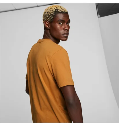 Футболка мужская Puma Wavy Baby Logo Tee Orange 674614-91