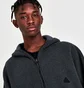 Свитшот мужской Adidas Sportswear Polar Fleece Full-Zip Hooded Sweatshirt Black Hg2076