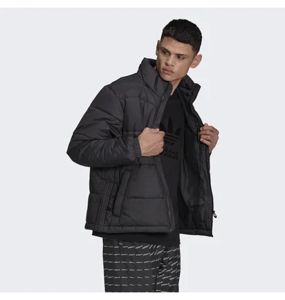 Куртка мужская Adidas Padded Stand-Up Collar Puffer Jacket Black H13551