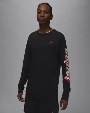 Лонгслів чоловічий Air Jordan Brand Black FN5976-010
