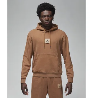 Худи мужское Air Jordan Essentials Statement Fleece Washed Pullover Hoodie Brown FB7290-281