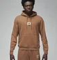 Худи мужское Air Jordan Essentials Statement Fleece Washed Pullover Hoodie Brown FB7290-281