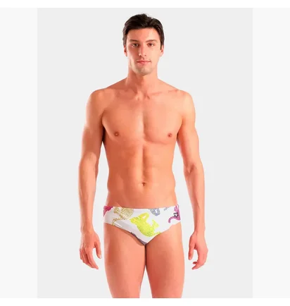 Плавки мужские Arena In The Wild Swim Briefs White 010203-150