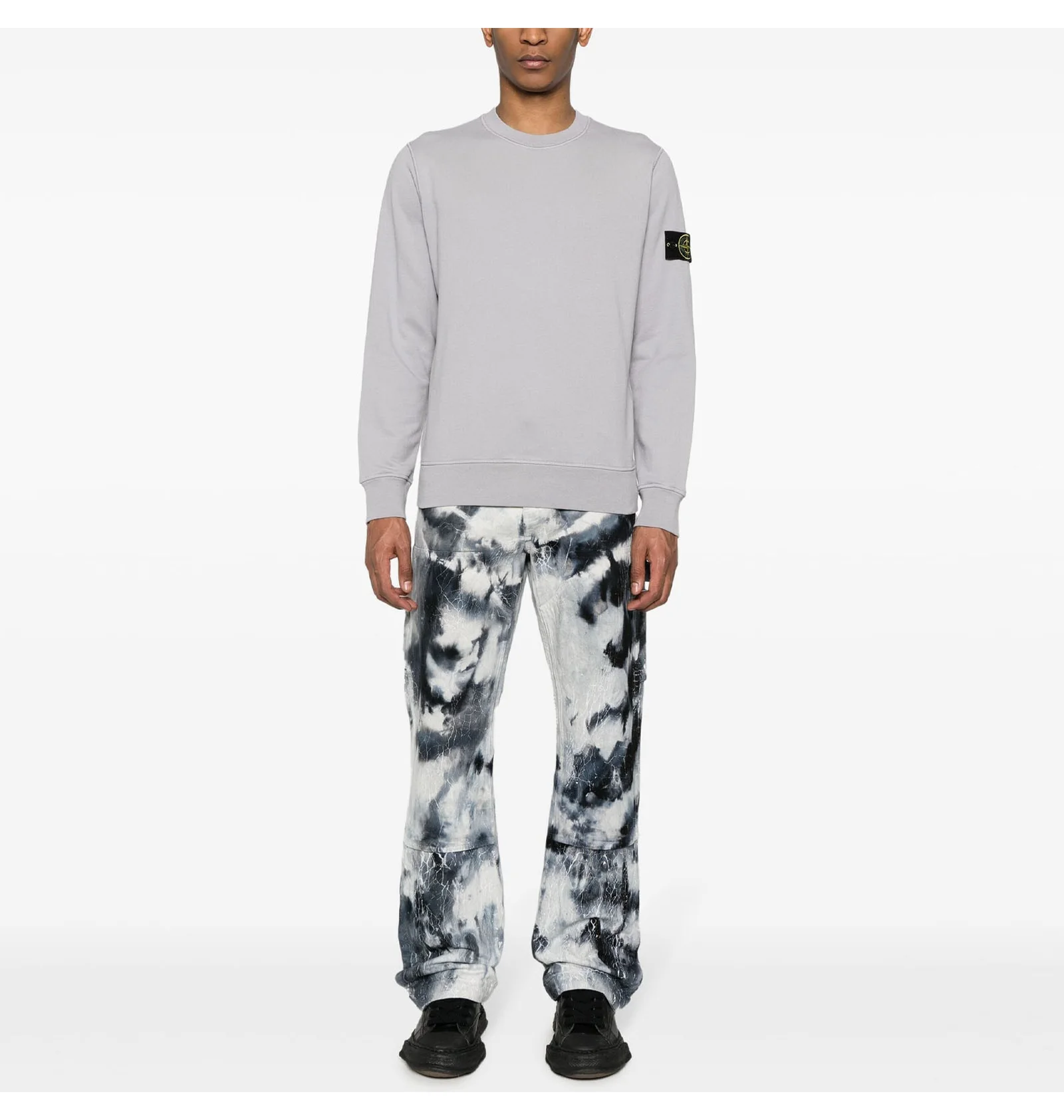 ᐉ Свитшот мужской Stone Island Sweatshirt Grey 811563051-V0M64