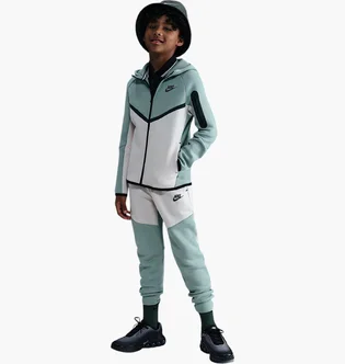 Спортивний костюм дитячий Nike Sportswear Tech Fleece Green/Grey HV5867-054__HV5869-054