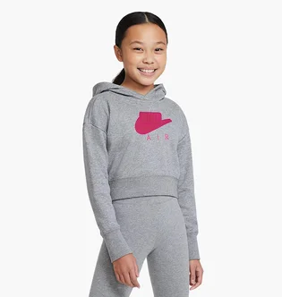 Худі дитяче Nike G Nsw Air Ft Crop Grey DA1173-091
