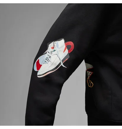 Худі чоловіче Air Jordan Flight Artist Black Dq8043-010