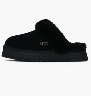 Тапочки женские Ugg Disquette Slippers Black 1122550-Blk