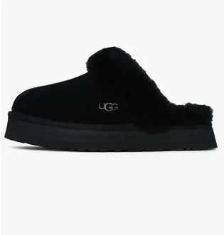 Тапочки женские Ugg Disquette Slippers Black 1122550-Blk