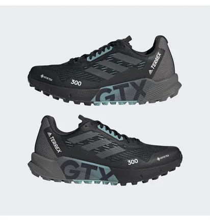 Кроссовки женские Adidas Terrex Agravic Flow 2.0 Gore-Tex Trail Running Shoes Black H03382