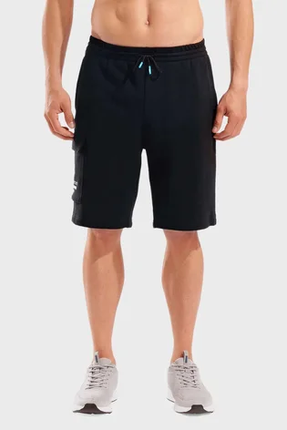 Шорти чоловічі Arena Graphic Long Bermuda Fleece Black 010912-500