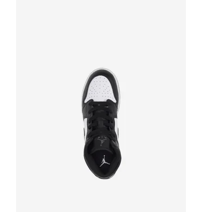Кроссовки детские Air Jordan 1 Mid Big Black/Grey DQ8423-001