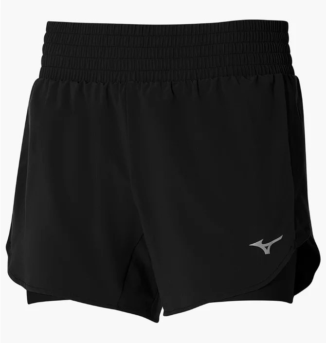 Шорти жіночі Mizuno 2In1 4.5 Black J2GBA20209