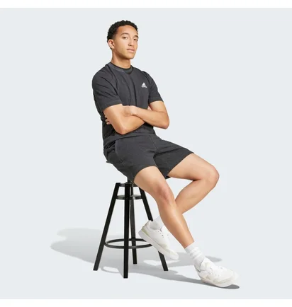 Футболка мужская Adidas Seasonal Essentials Melange Grey IW6358
