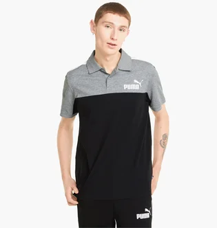 Поло чоловіче Puma Essentials+ Block Black/Grey 848004-01
