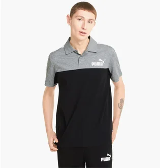 Поло чоловіче Puma Essentials+ Block Black/Grey 848004-01