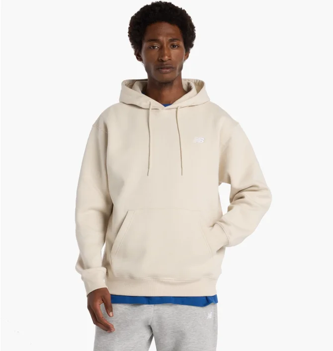 Худи мужское New Balance Sport Essentials Fleece Beige MT41511TWF