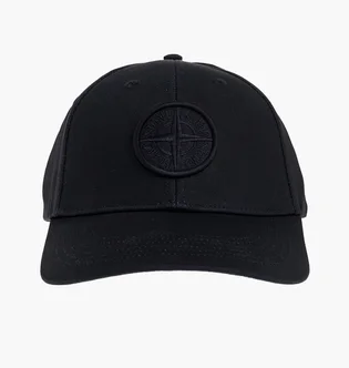 Кепка мужская Stone Island Cotton Reps Black L1S159100013-S0248-V0020