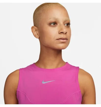 Майка женская Nike W Df Run Dvn Tank Pink DX0312-623