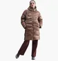 Пуховик жіночий Nike Nsw Tf Dwn Swsh Parka Brown HV2751-214