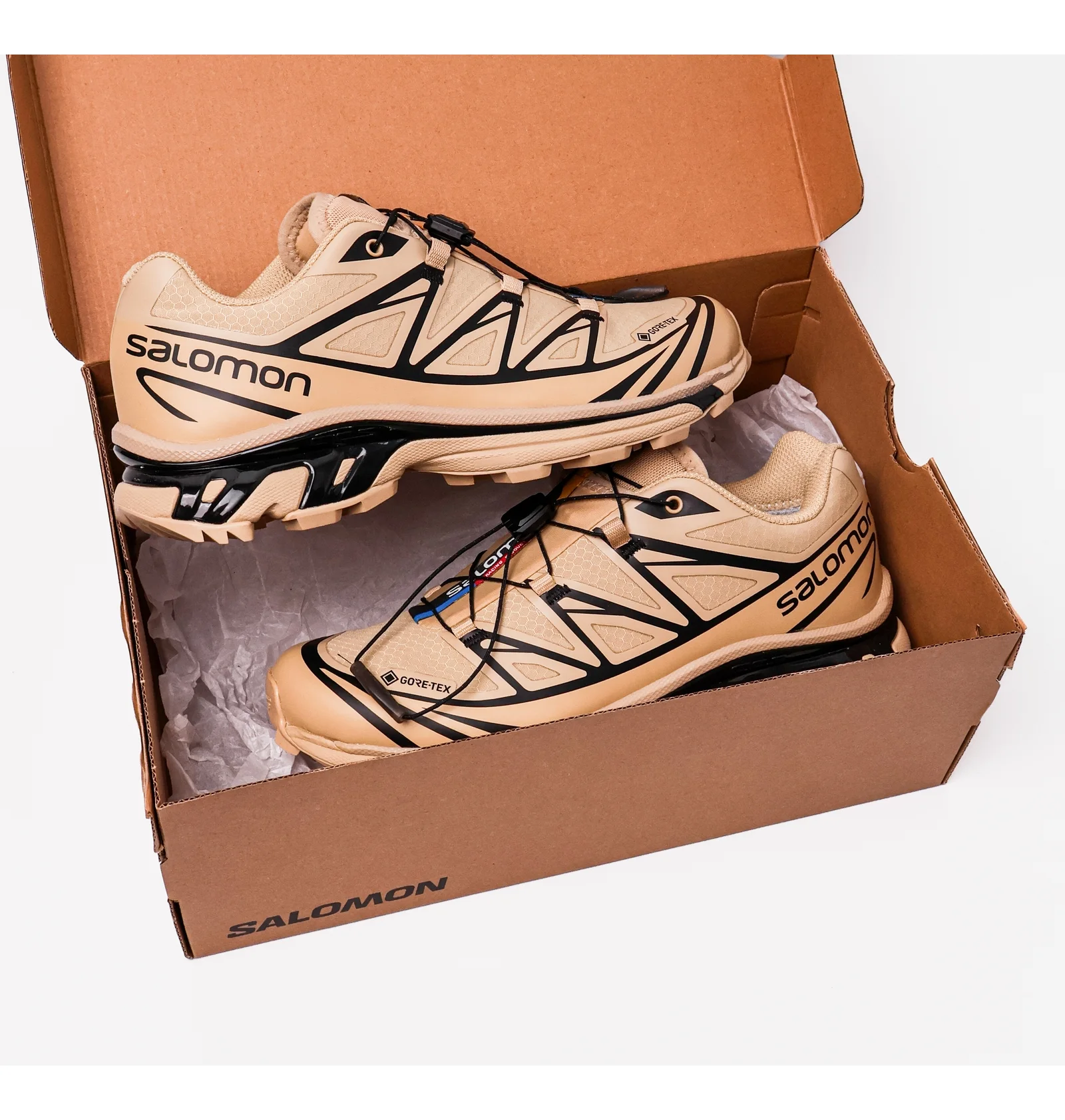 ᐉ Кросівки унісекс Salomon Xt-6 Gore-Tex Sneakers Safari Beige