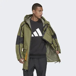 Парка мужская Adidas Xploric Rain.Rdy Parka Olive GQ2399
