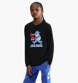 Лонгслів дитячий Nike Nsw Tee Ls Boxy Black/Multi IM6573-010