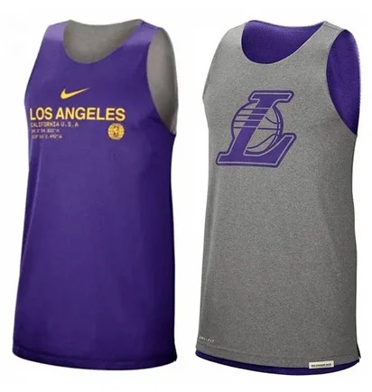 Майка мужская Nike Nba Los Angeles Lakers Standard Issue Reversible Violet CN0716-504