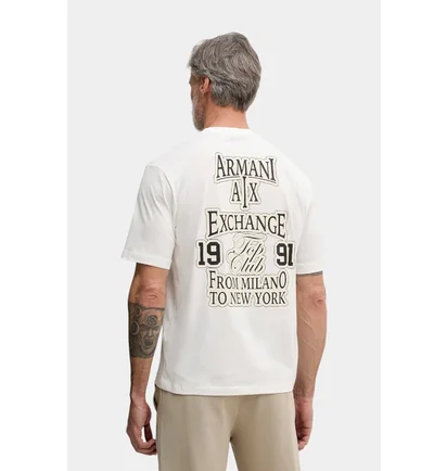 Футболка мужская Armani Exchange White XM002787-AF10358-U0009